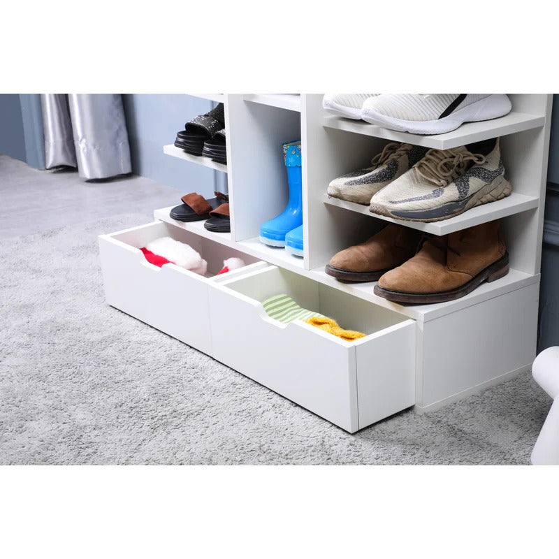 Shoe Rack: Multi-Storey Shoe Rack Organizer With Drawer