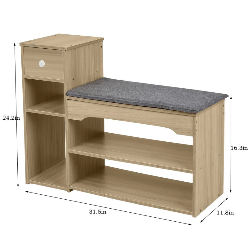 Shoe Rack: Storage Stool Fashion Sofa Bench Change Shoe Bench Shoe Rack