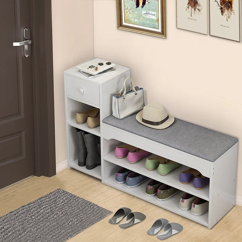 Shoe Rack: Storage Stool Fashion Sofa Bench Change Shoe Bench Shoe Rack