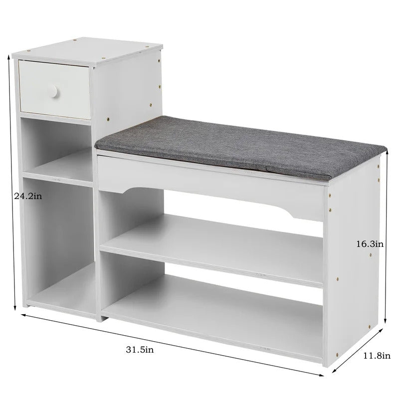 Shoe Rack: Storage Stool Fashion Sofa Bench Change Shoe Bench Shoe Rack
