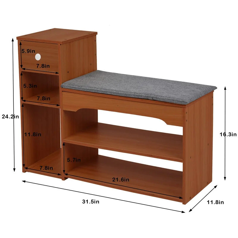 Shoe Rack: Storage Stool Fashion Sofa Bench Change Shoe Bench Shoe Rack