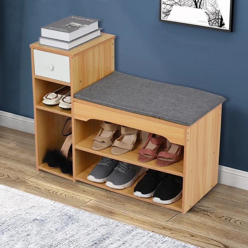Shoe Rack: Storage Stool Fashion Sofa Bench Change Shoe Bench Shoe Rack