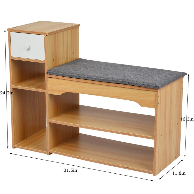 Shoe Rack: Storage Stool Fashion Sofa Bench Change Shoe Bench Shoe Rack