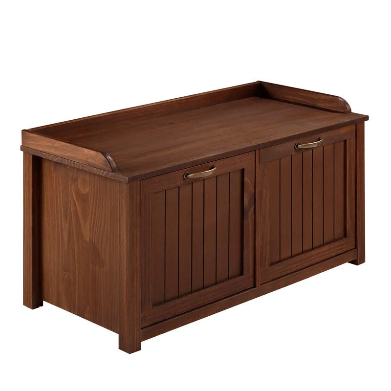 Shoe Rack: Tray Top Grooved Drop Down 10 Pair Shoe Storage Cabinet