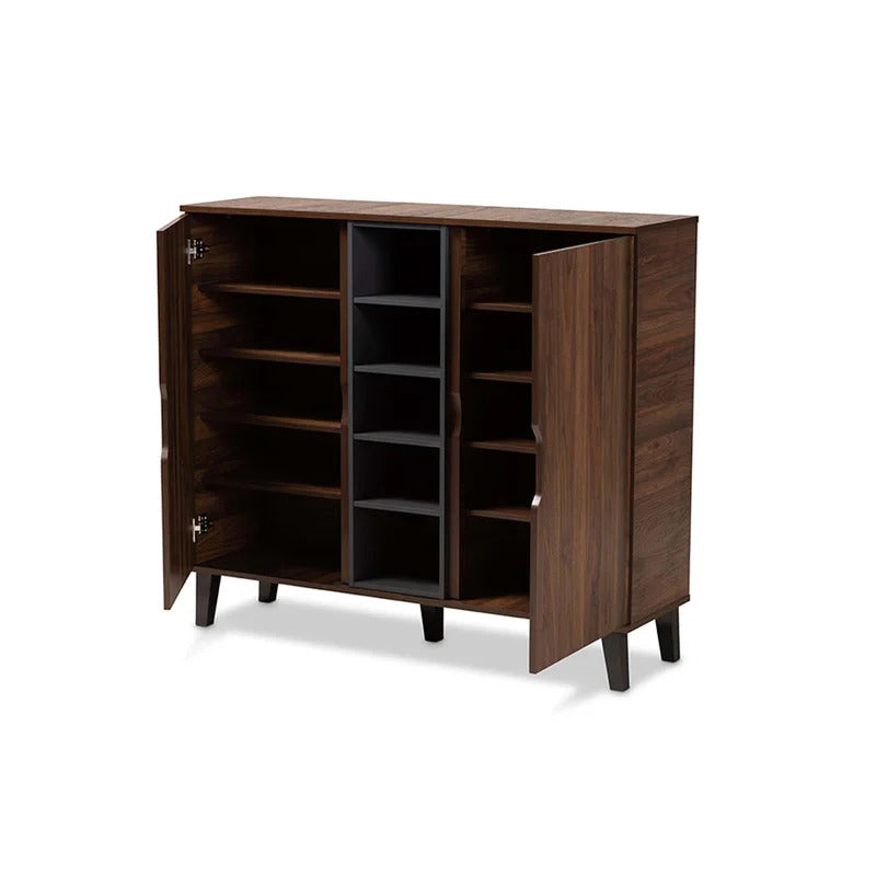Shoe Rack: Wooden Shoe Storage Cabinet