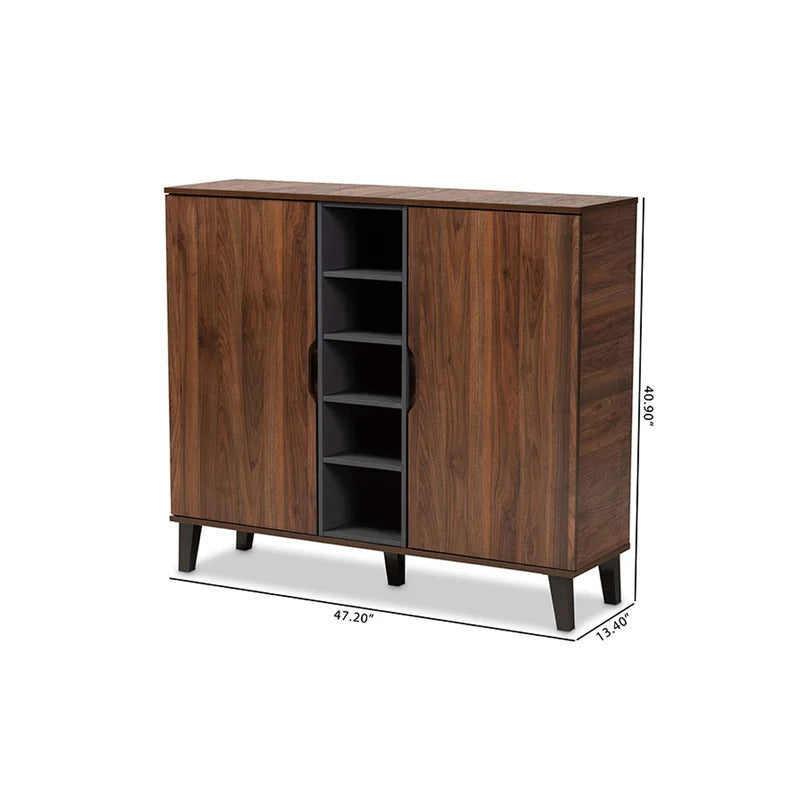 Shoe Rack: Wooden Shoe Storage Cabinet