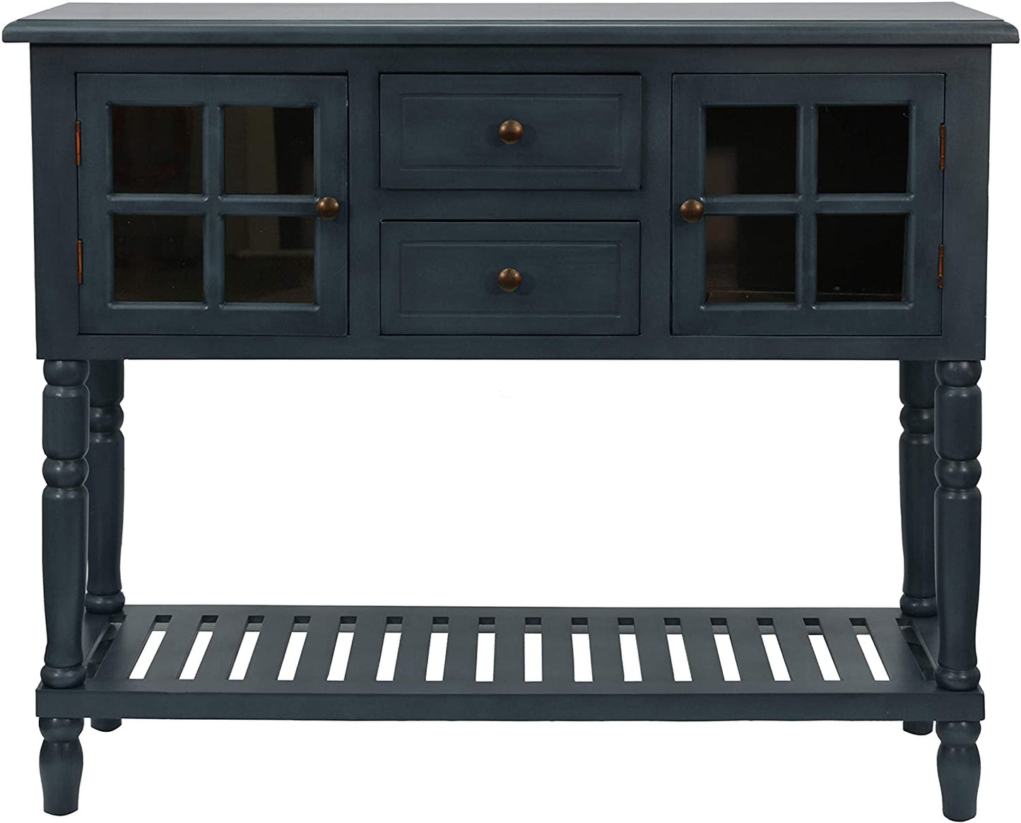 Side Tables Accent Table, Antique Navy
