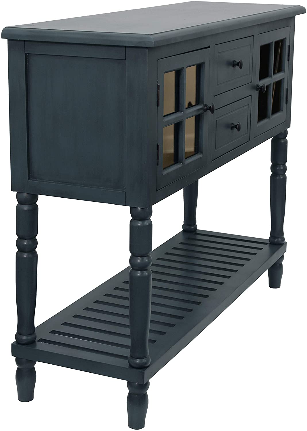 Side Tables Accent Table, Antique Navy