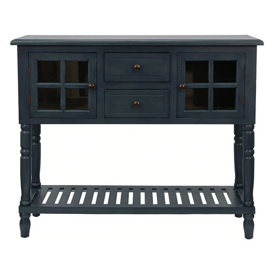 Side Tables Accent Table, Antique Navy