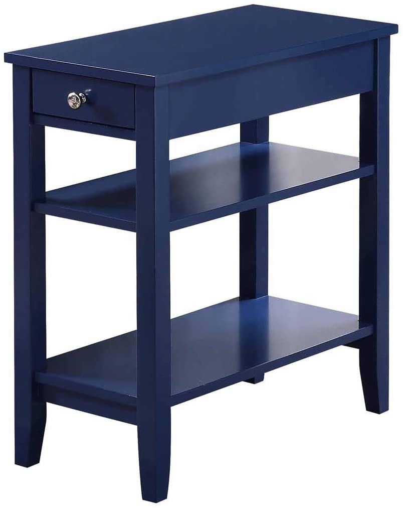 Side Tables : American Heritage Three Tier End Table with Drawer