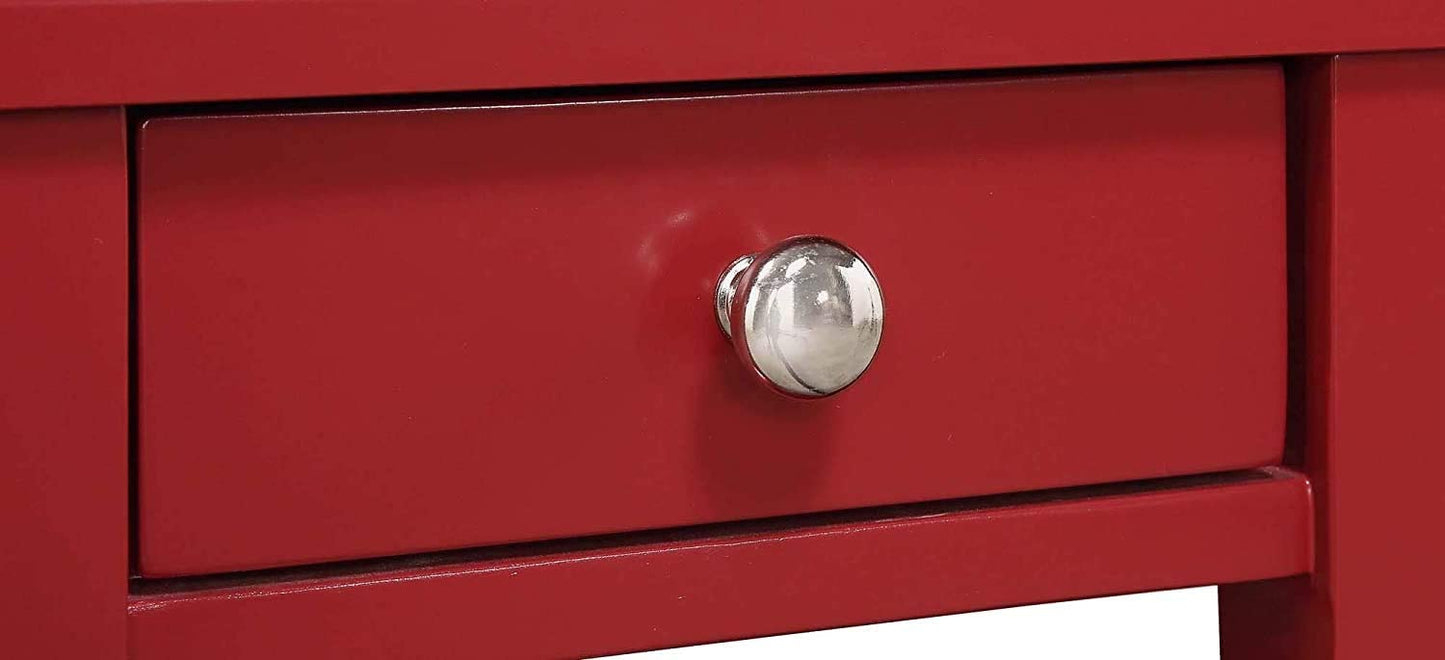 Side Tables : American Heritage Three Tier End Table with Drawer