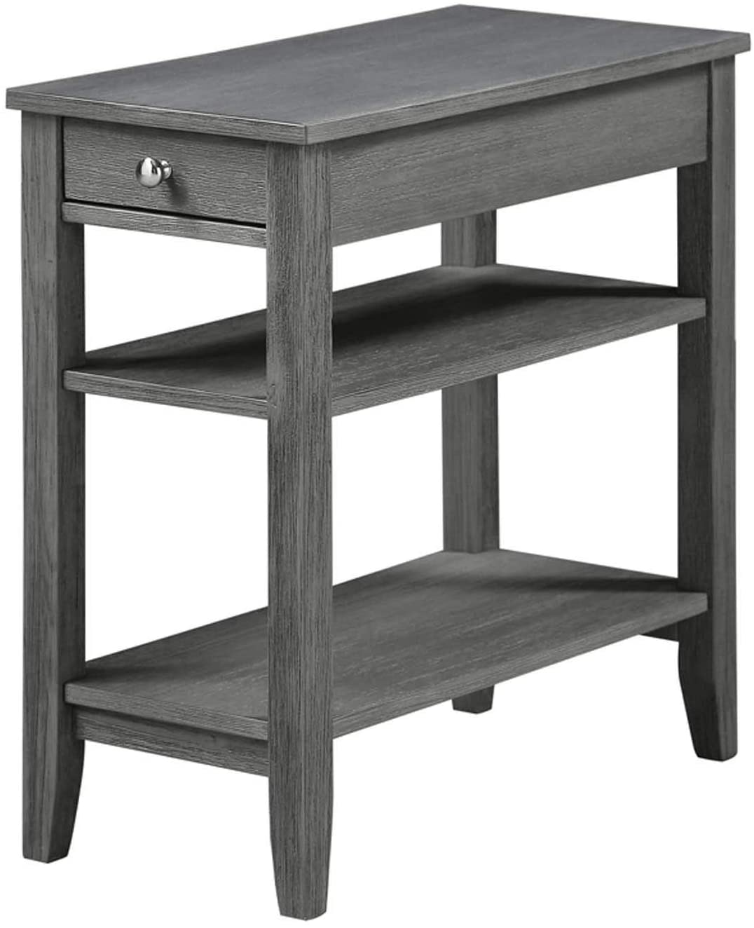 Side Tables : American Heritage Three Tier End Table with Drawer
