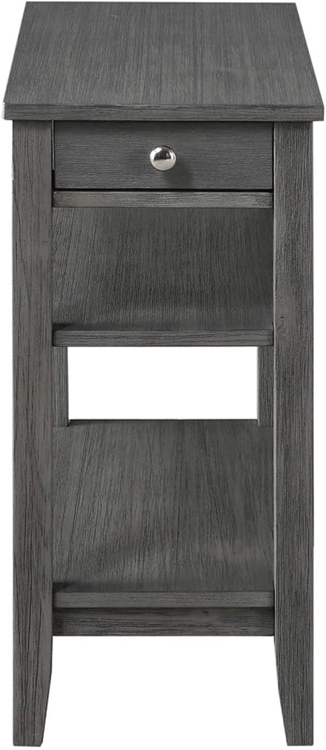 Side Tables : American Heritage Three Tier End Table with Drawer