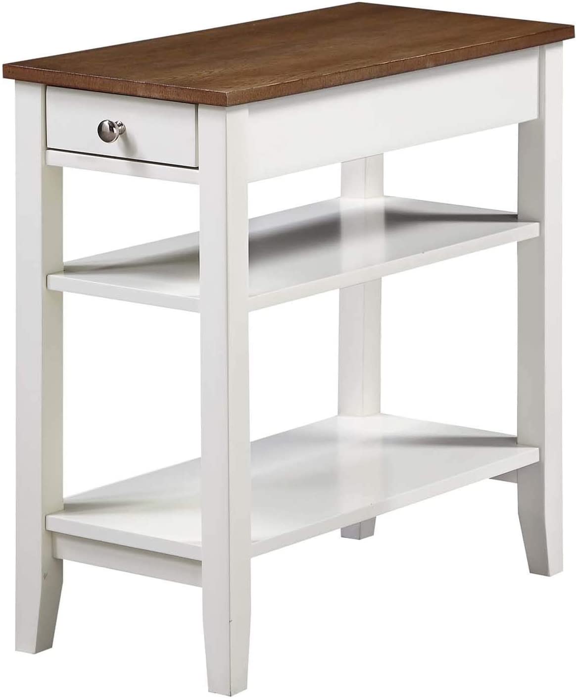 Side Tables : American Heritage Three Tier End Table with Drawer