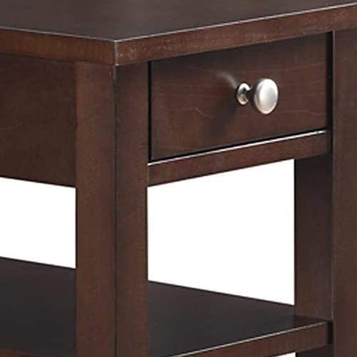 Side Tables : American Heritage Three Tier End Table with Drawer