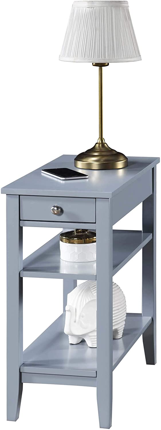 Side Tables : American Heritage Three Tier End Table with Drawer