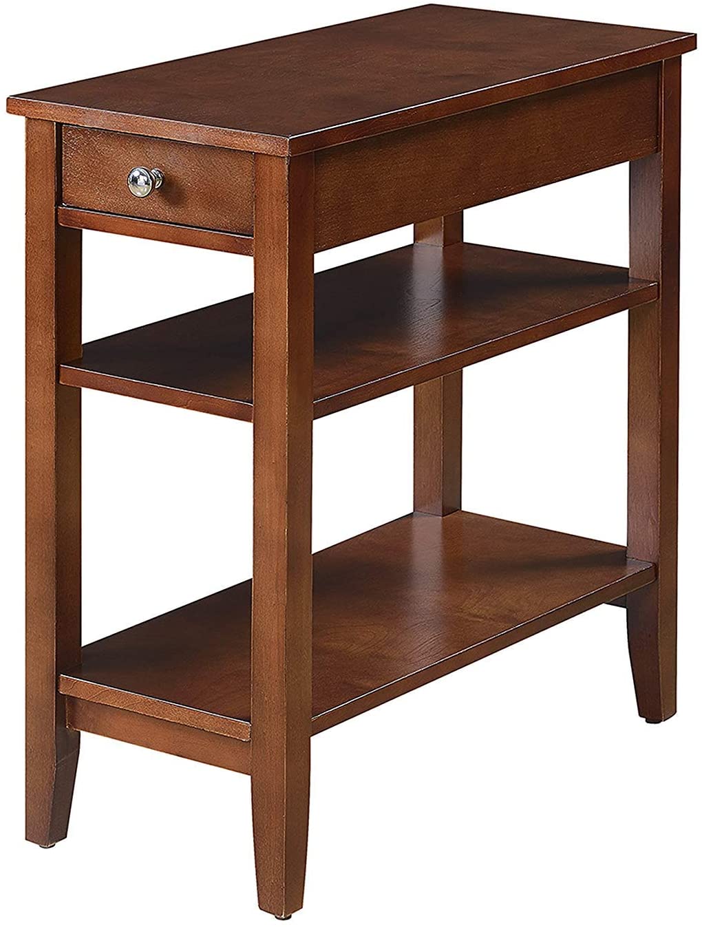 Side Tables : American Heritage Three Tier End Table with Drawer