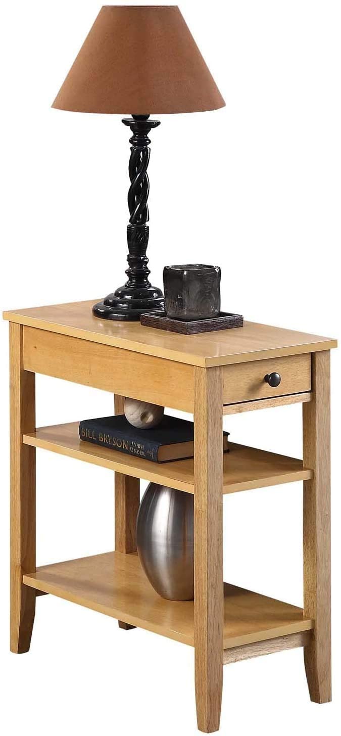 Side Tables : American Heritage Three Tier End Table with Drawer