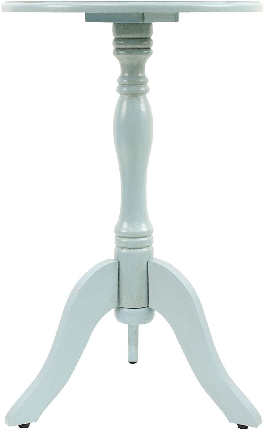 Side Tables: Antique Pedestal Accent Table