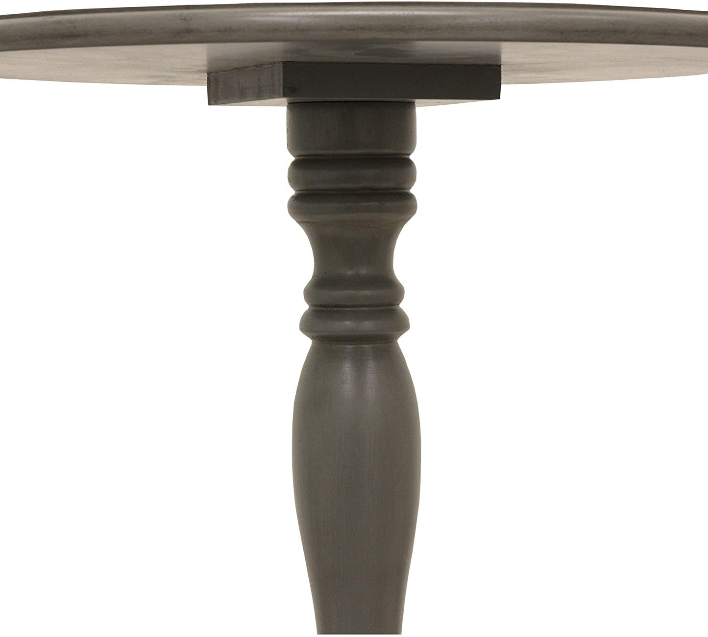 Side Tables: Antique Pedestal Accent Table