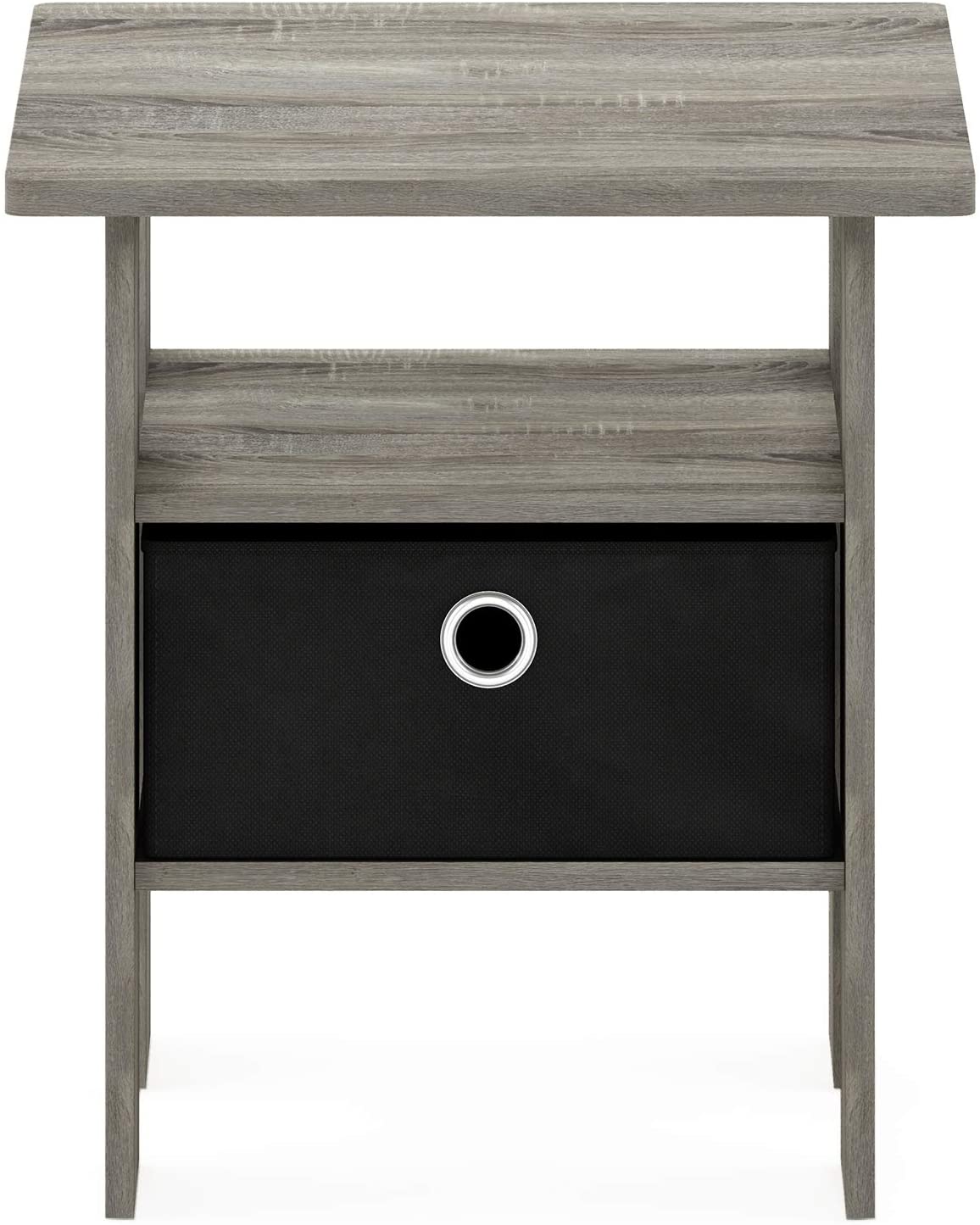 Side Tables : End Table Nightstand with Bin Drawer
