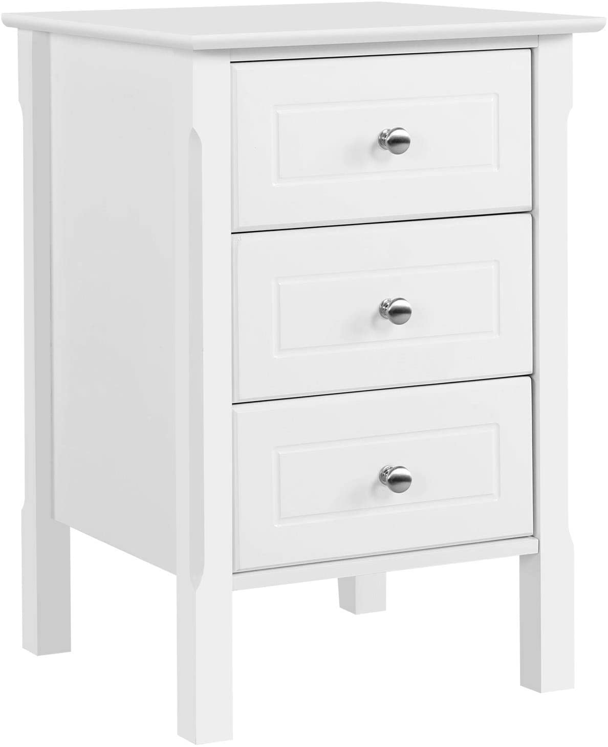 Side Tables: End Table with 3 Drawers