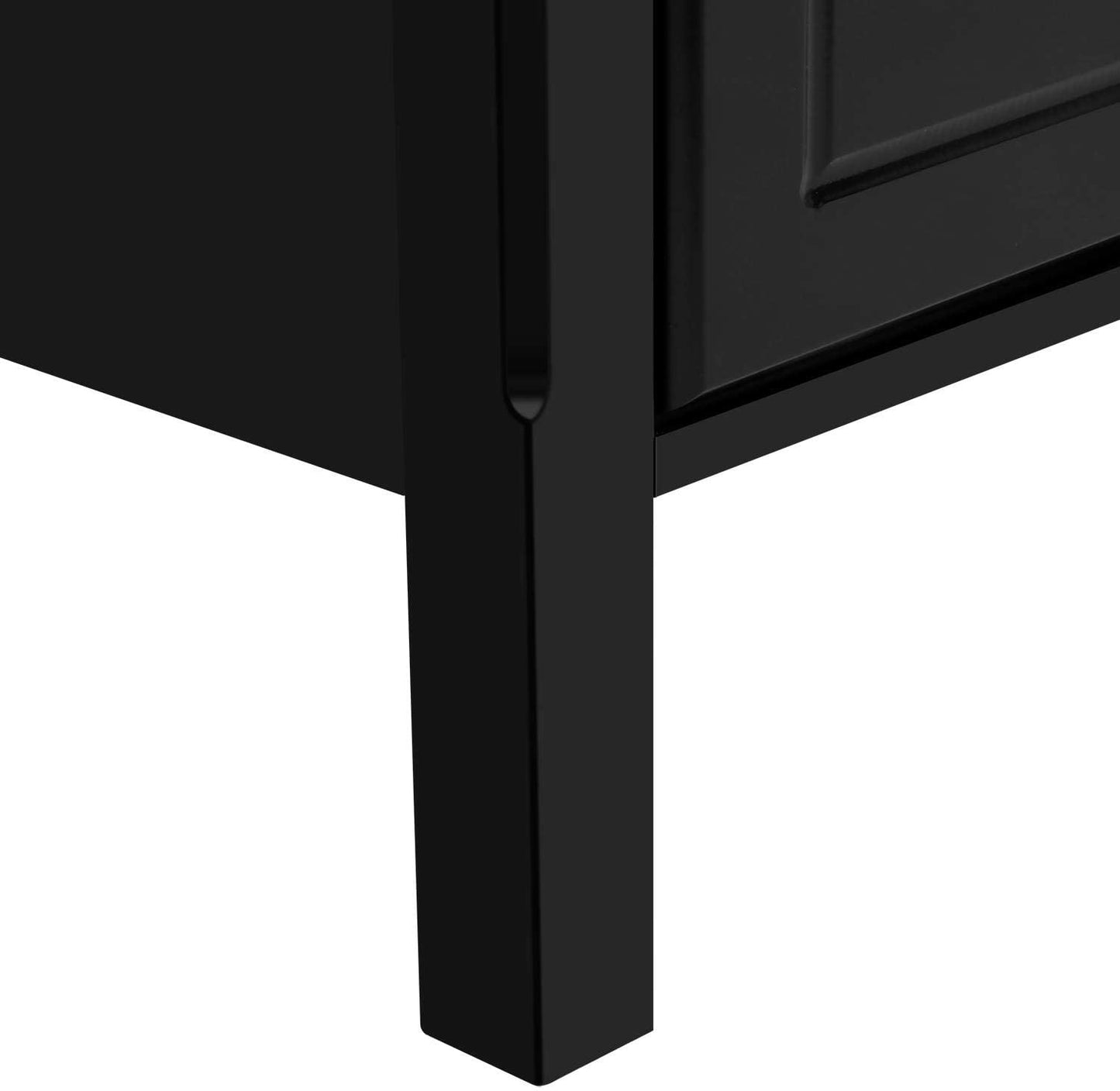 Side Tables: End Table with 3 Drawers