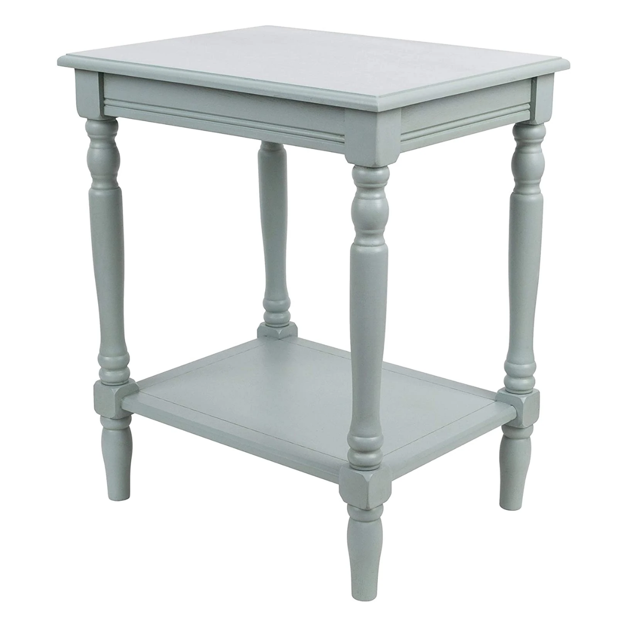 Side Tables Fits most Casual Decor, Antique Arctic Blue