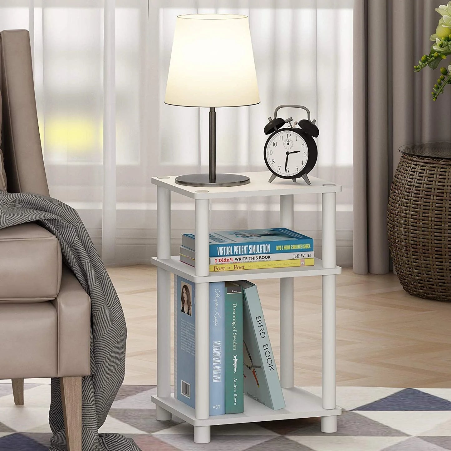 Side Tables: Just 3-Tier End Table, 1-Pack