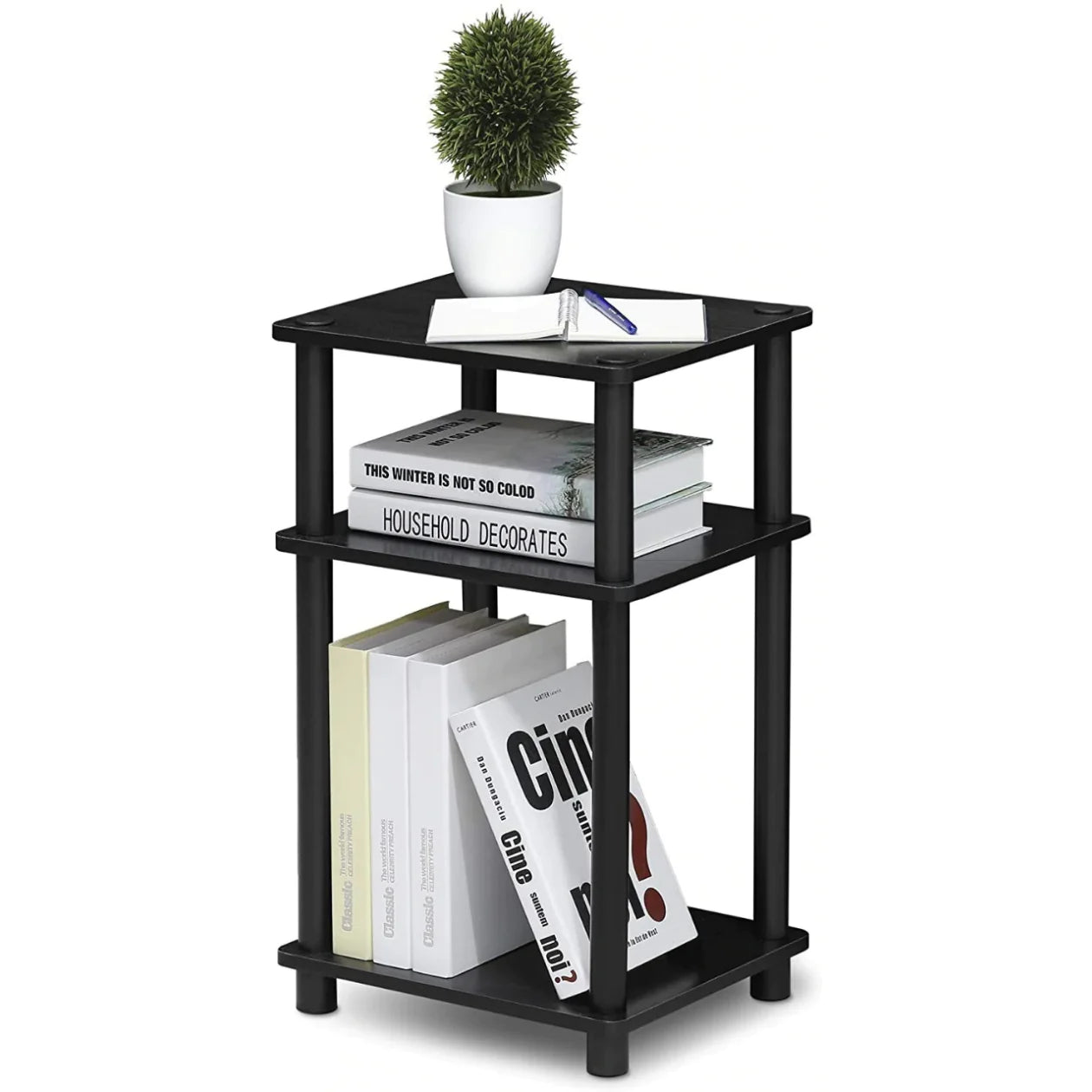 Side Tables: Just 3-Tier End Table, 1-Pack