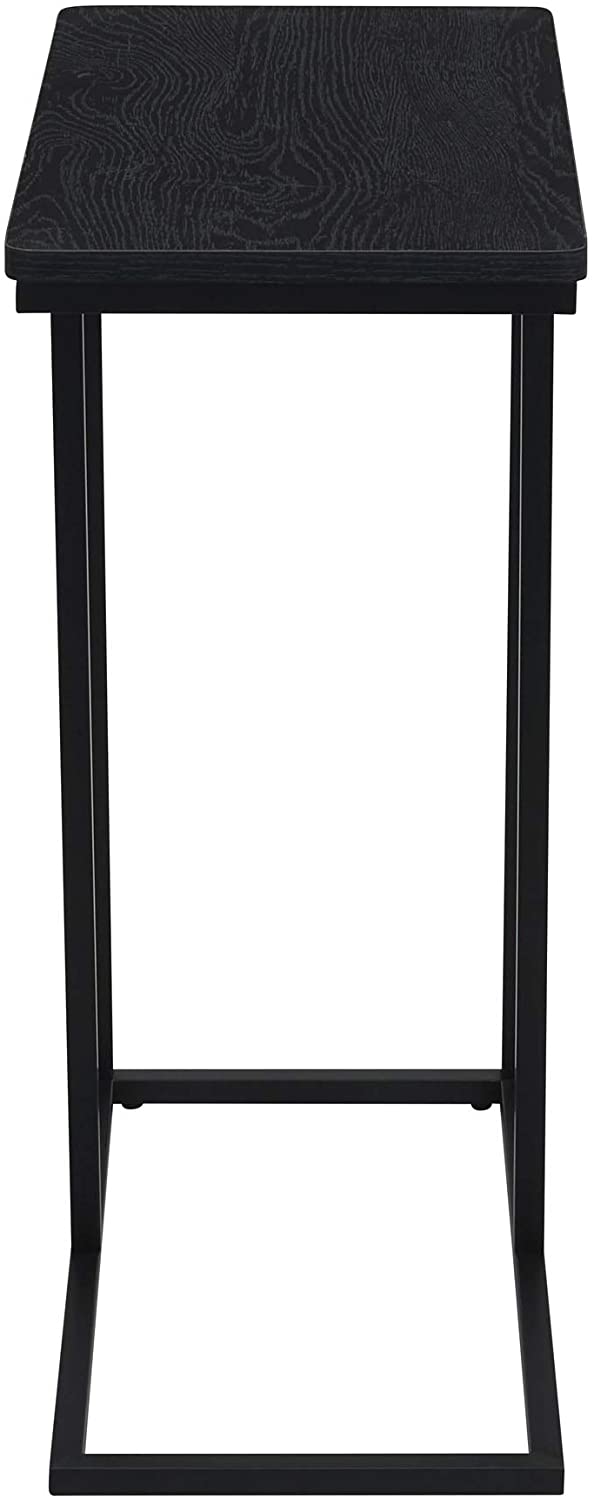 Side Tables : Snack Side Table, C Shaped End Table for Sofa Couch and Bed