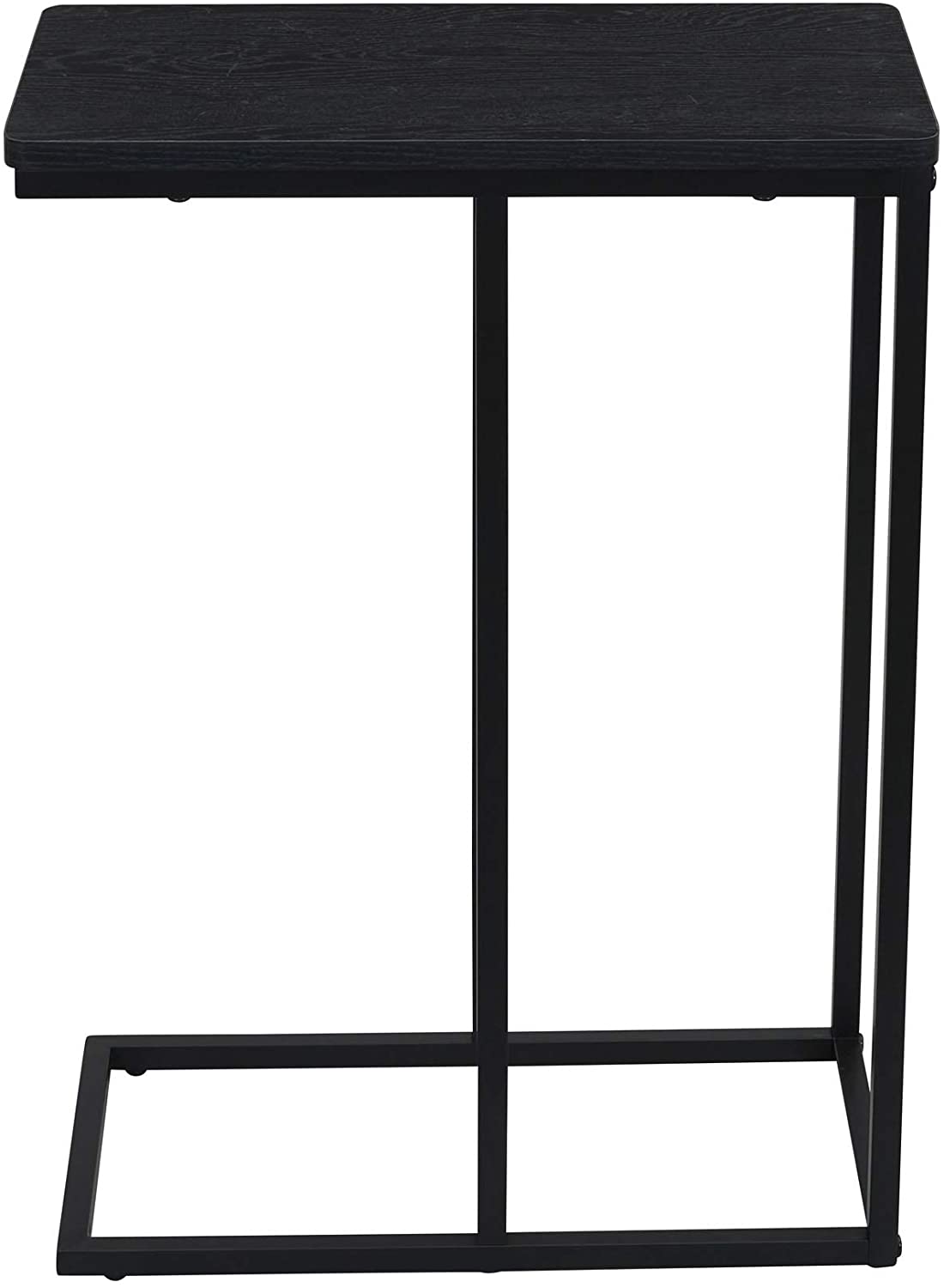Side Tables : Snack Side Table, C Shaped End Table for Sofa Couch and Bed