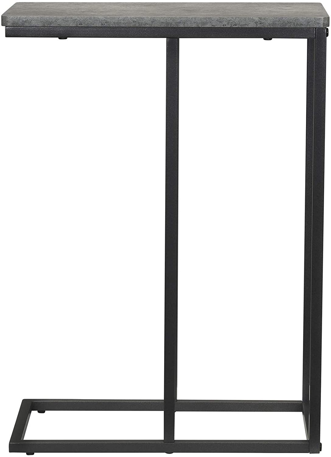Side Tables : Snack Side Table, C Shaped End Table for Sofa Couch and Bed