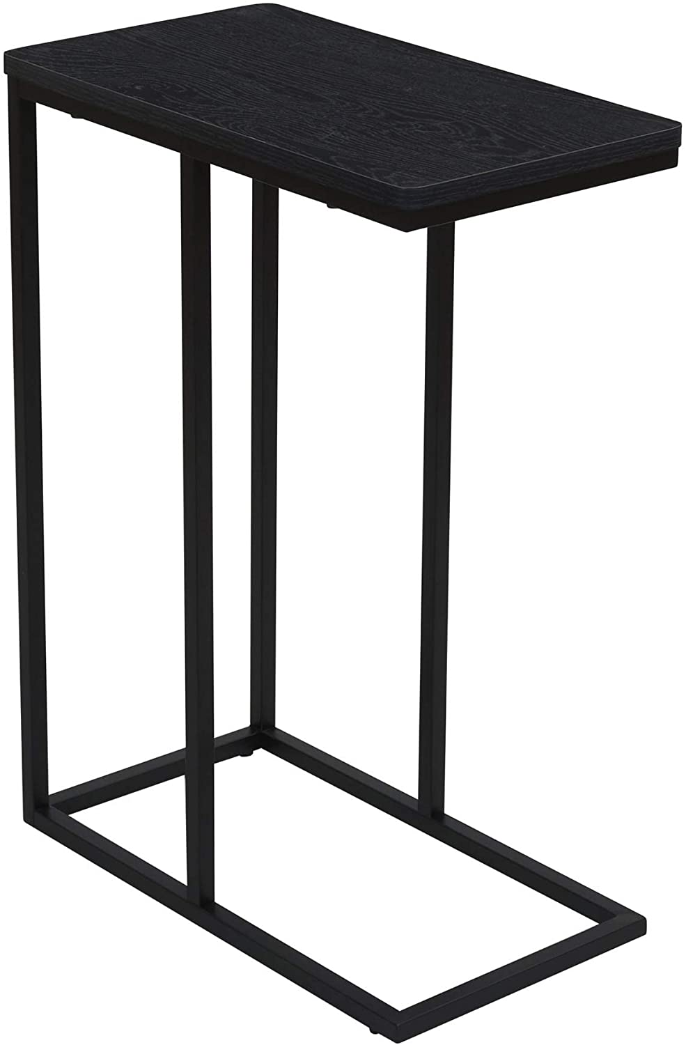 Side Tables : Snack Side Table, C Shaped End Table for Sofa Couch and Bed