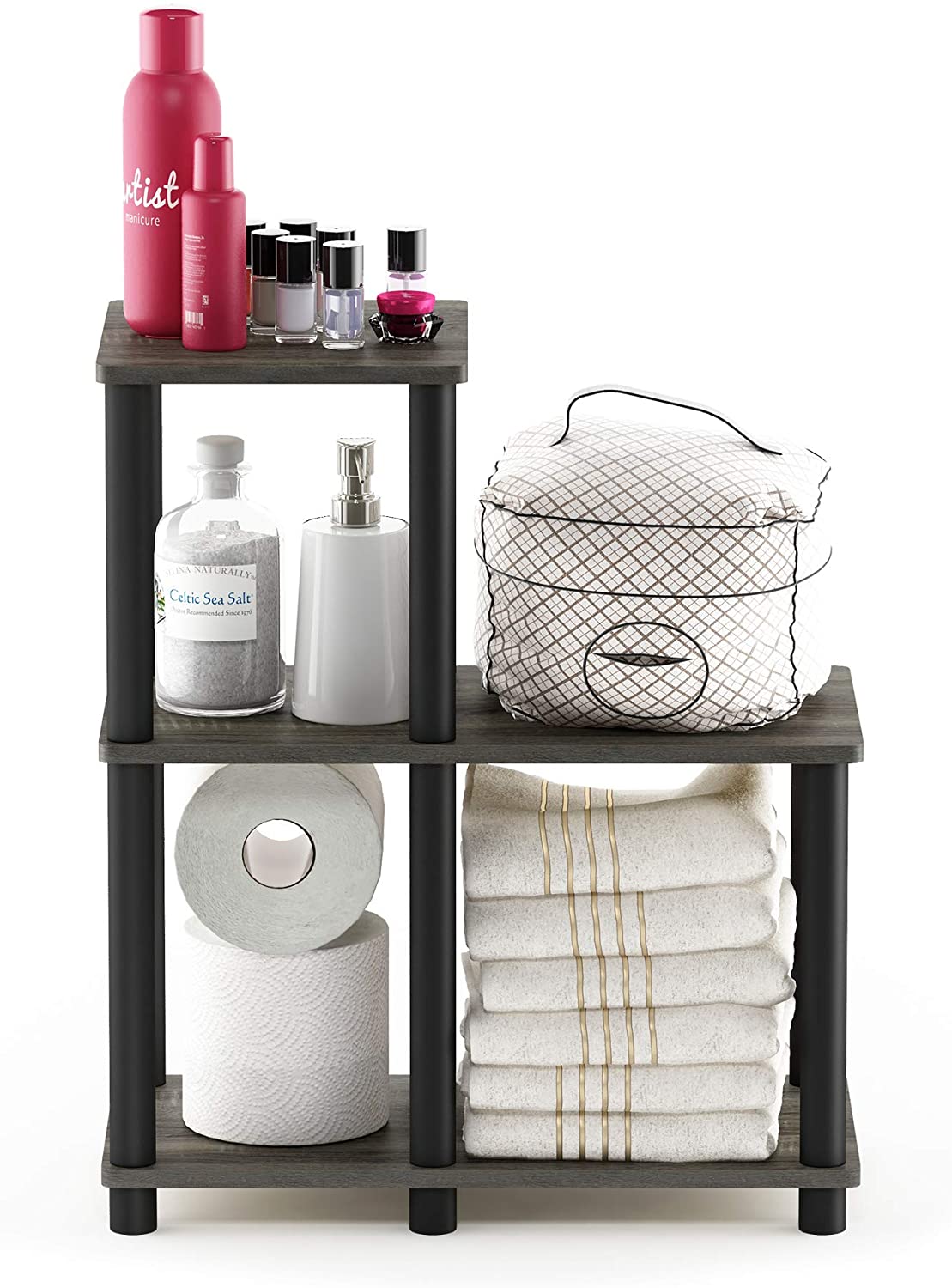 Side Tables: Turn-N-Tube Accent Decorative Shelf