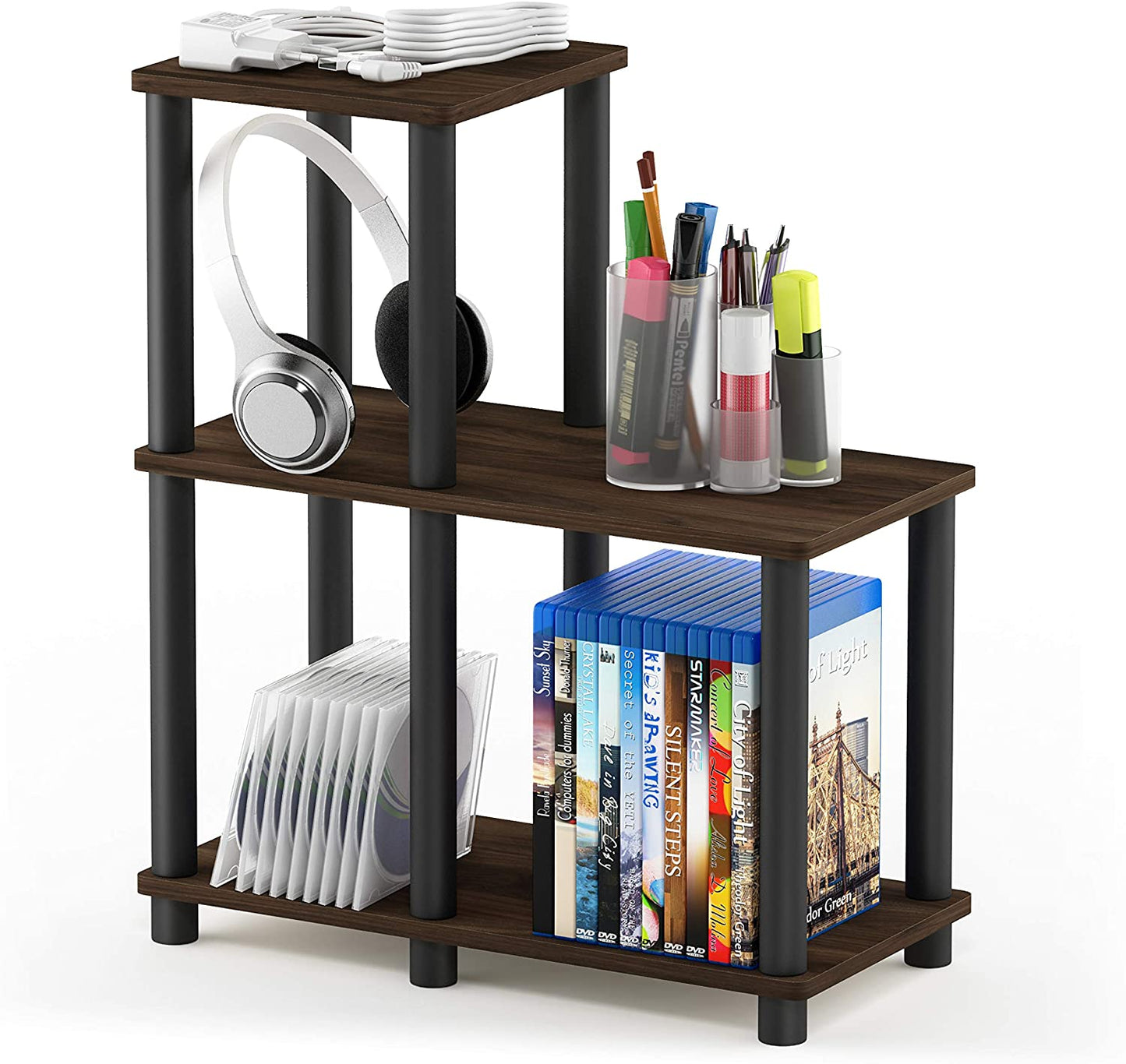 Side Tables: Turn-N-Tube Accent Decorative Shelf