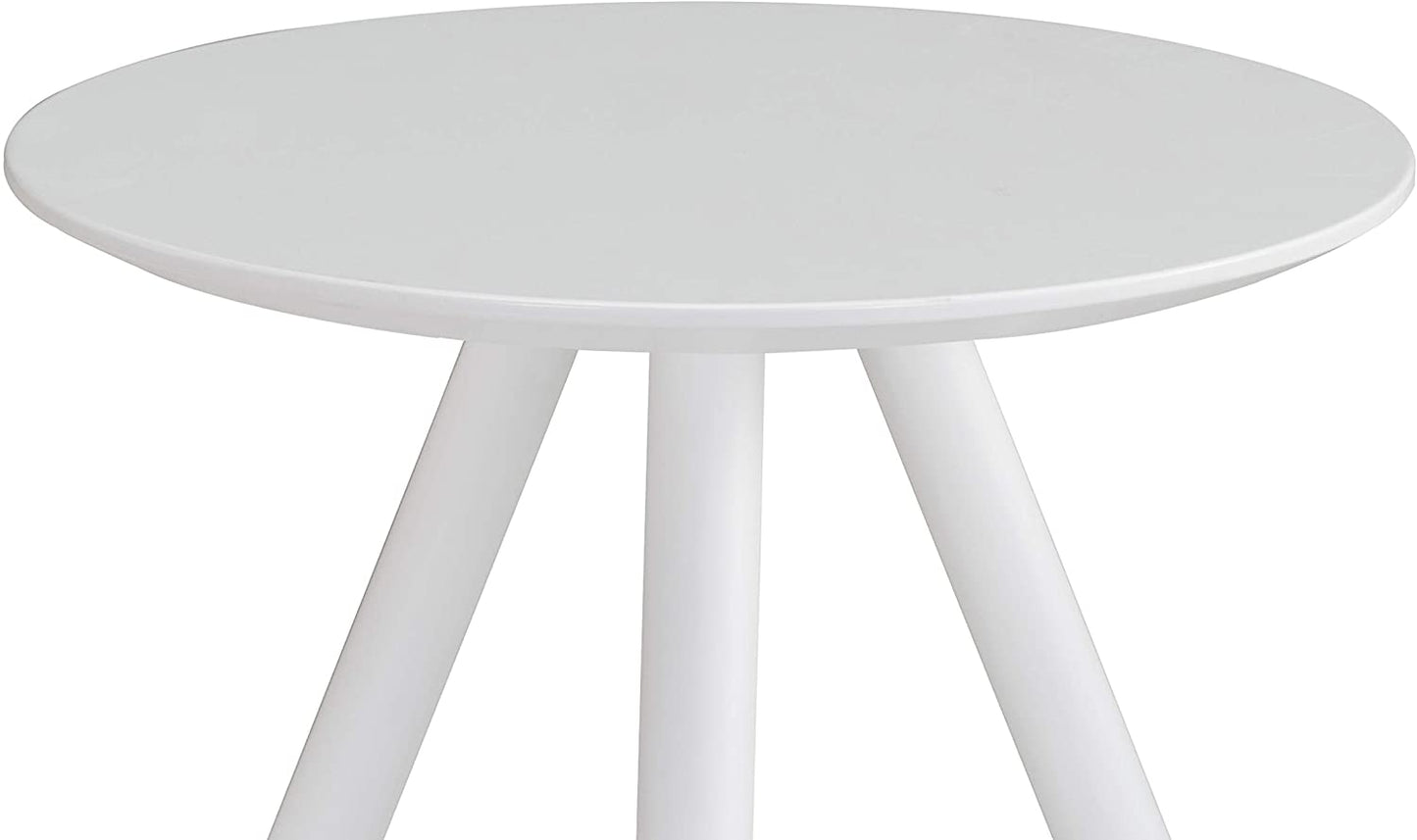 Side Tables: White 2L Lifestyle End Table