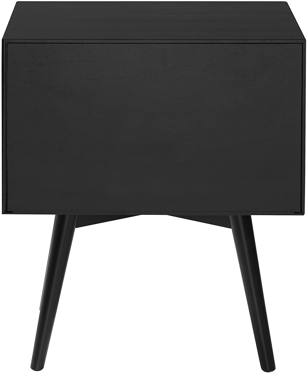 Side Tables: Wood Nightstand Side Bedroom Storage Drawer and Shelf Bedside End Table