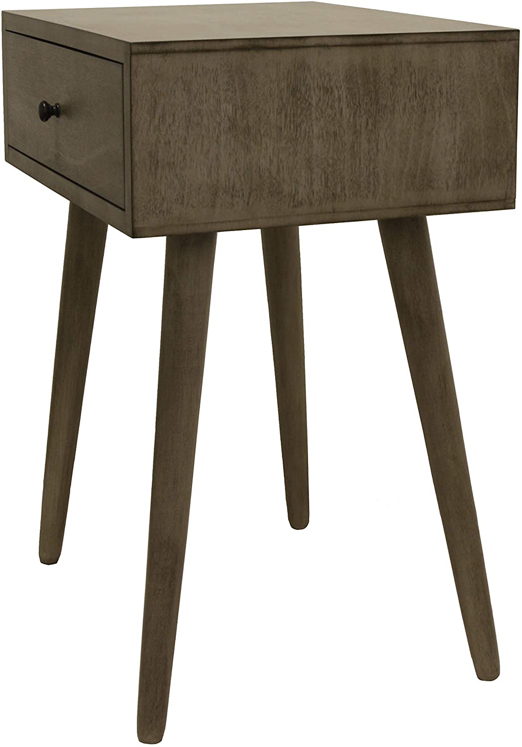 Side Tables: Wood One Drawer Side Table