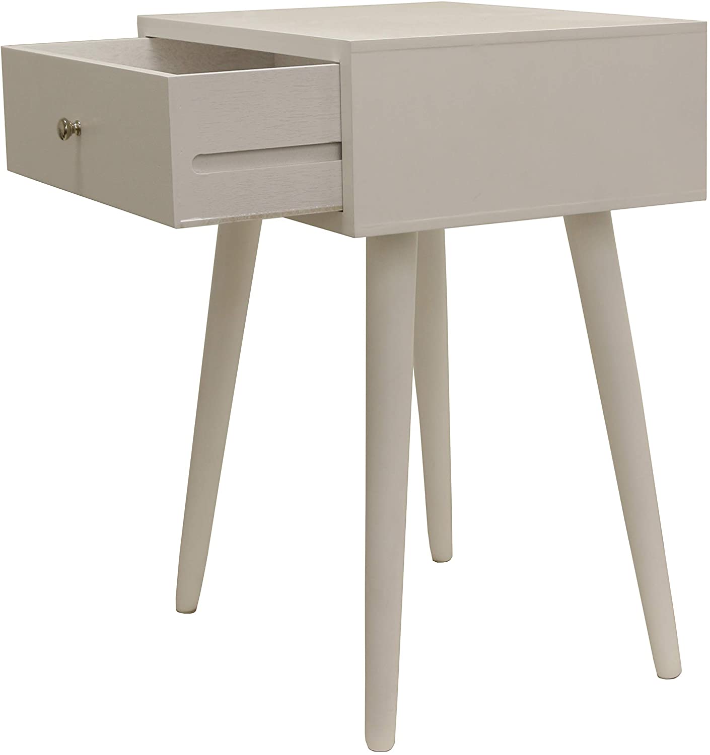 Side Tables: Wood One Drawer Side Table