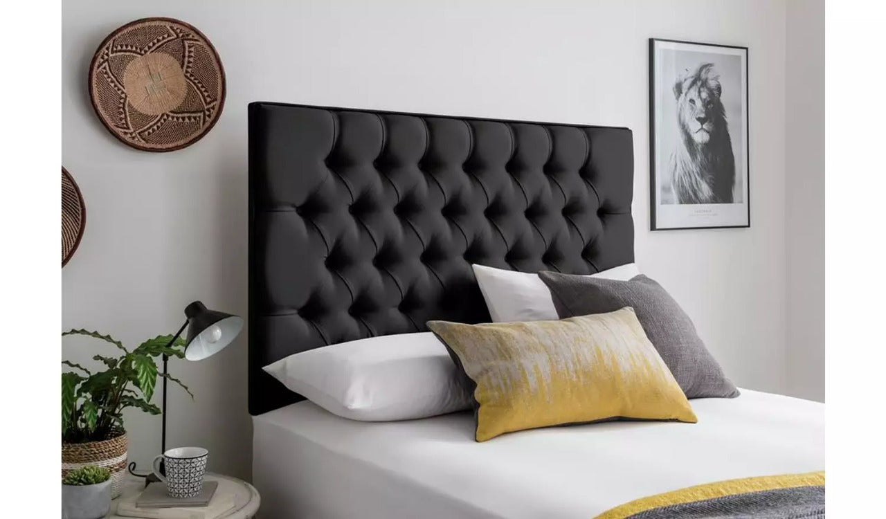 Single Bed: Ebony 2 Drawer Single Divan Bed