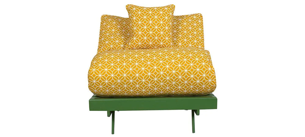 Futon: Wooden Single Futon Sofa Cum Bed