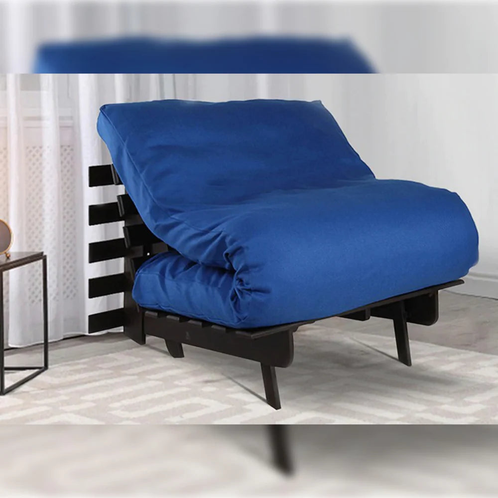Futon: Wooden Single Futon Sofa Cum Bed