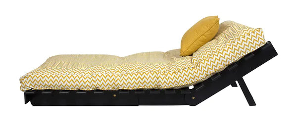 Futon: Wooden Single Futon Sofa Cum Bed