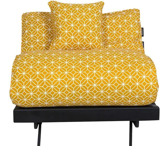 Futon: Wooden Single Futon Sofa Cum Bed