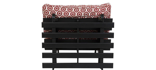 Futon: Wooden Single Futon Sofa Cum Bed