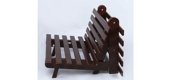 Futon: Wooden Single Futon Sofa Cum Bed