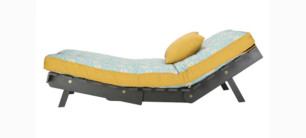 Futon: Wooden Single Futon Sofa Cum Bed