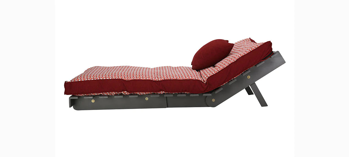 Futon: Wooden Single Futon Sofa Cum Bed
