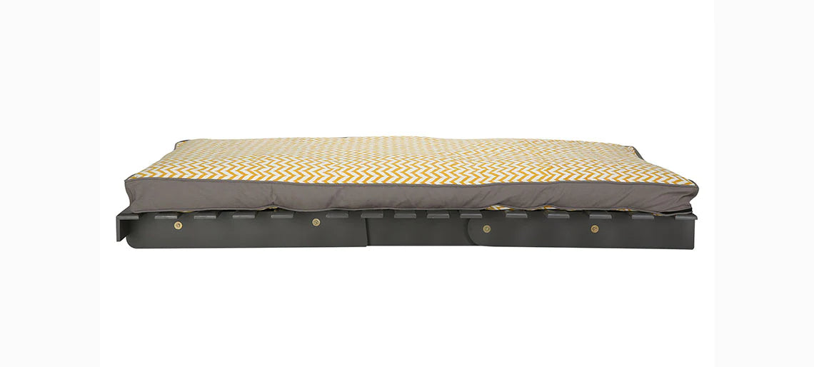Futon: Wooden Single Futon Sofa Cum Bed